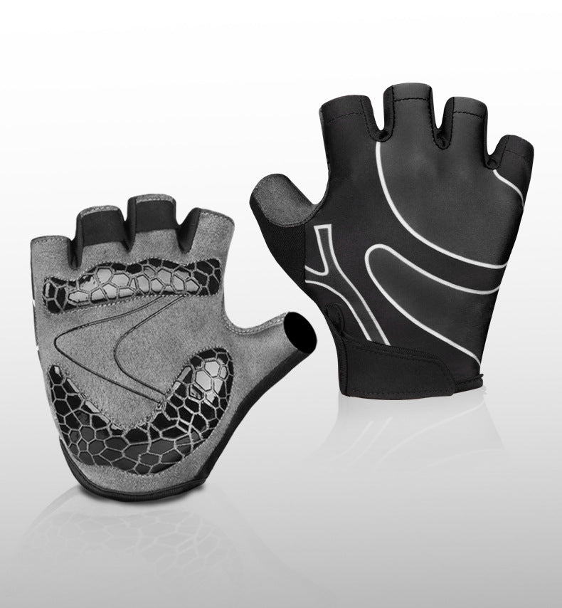 Half Finger Padded Cycling and Fitness Gloves, image 1