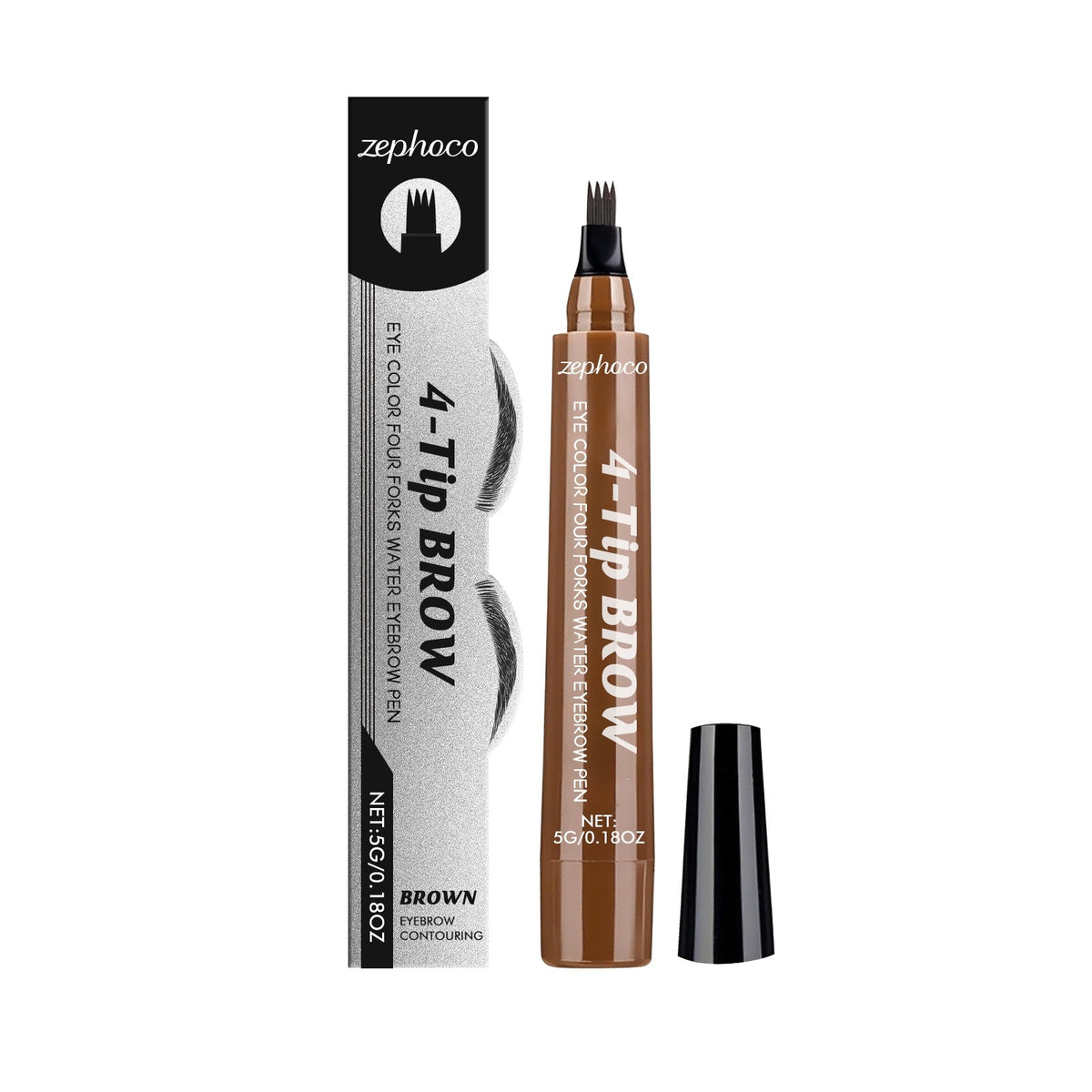 Four-Tip Eyebrow Pen, 5 g