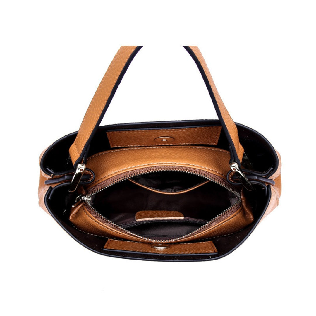 Women’s Genuine Leather Tote & Crossbody Handbag