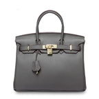 Women’s Genuine Cowhide Leather Top-Handle Handbag