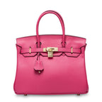 Women’s Genuine Cowhide Leather Top-Handle Handbag