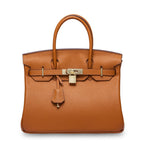 Women’s Genuine Cowhide Leather Top-Handle Handbag