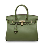 Women’s Genuine Cowhide Leather Top-Handle Handbag