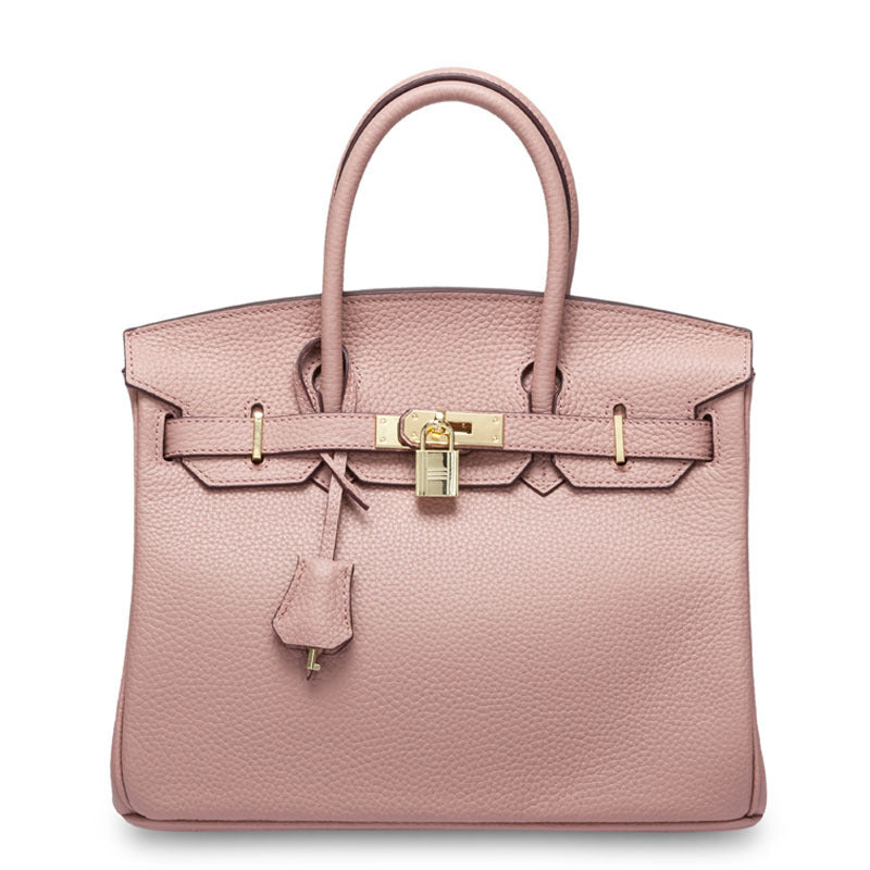 Women’s Genuine Cowhide Leather Top-Handle Handbag