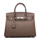 Women’s Genuine Cowhide Leather Top-Handle Handbag
