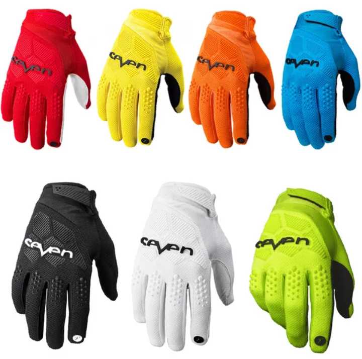 Colorful racing gloves for cycling and riding