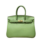 Women’s Genuine Cowhide Leather Top-Handle Handbag