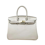 Women’s Genuine Cowhide Leather Top-Handle Handbag