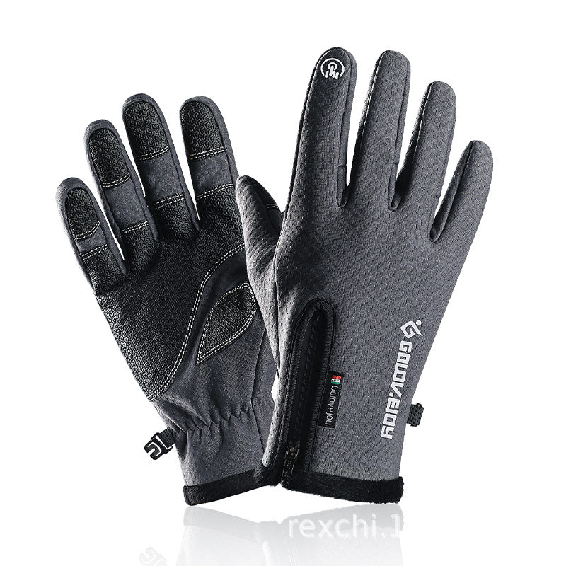 Fleece Winter Cycling Gloves, image 2