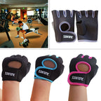 Breathable Half Finger Cycling Gloves with Padded Palm, image 1