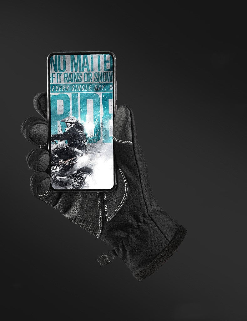 Fleece Winter Cycling Gloves, image 3