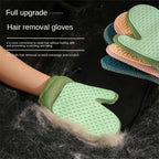 Pet Grooming Glove for Loose Fur and Bathing, image 4