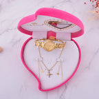 Heart-Shaped Jewelry and Watch Gift Box