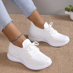 Women’s Lightweight Lace-Up Walking Sneakers