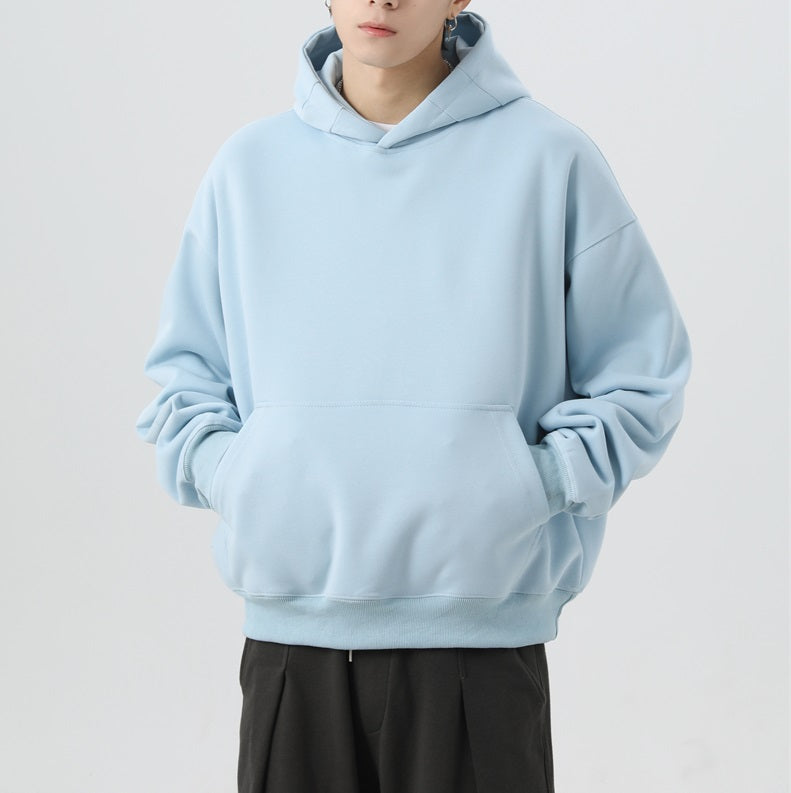 Men’s Cropped Pullover Hoodie