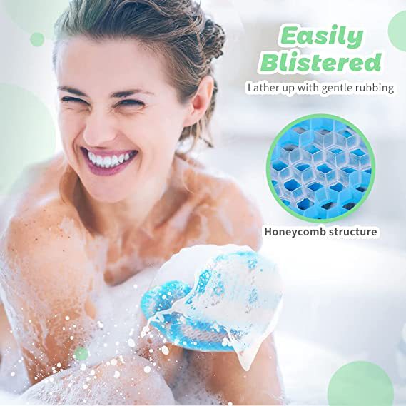 Honeycomb TPU Exfoliating Bath Glove, image 9
