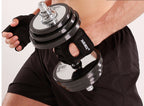 Breathable Half Finger Cycling Gloves with Padded Palm, image 2