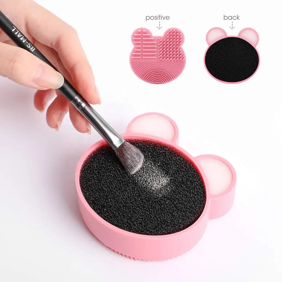 Silicone Makeup Brush Cleaner & Drying Holder