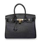 Women’s Genuine Cowhide Leather Top-Handle Handbag