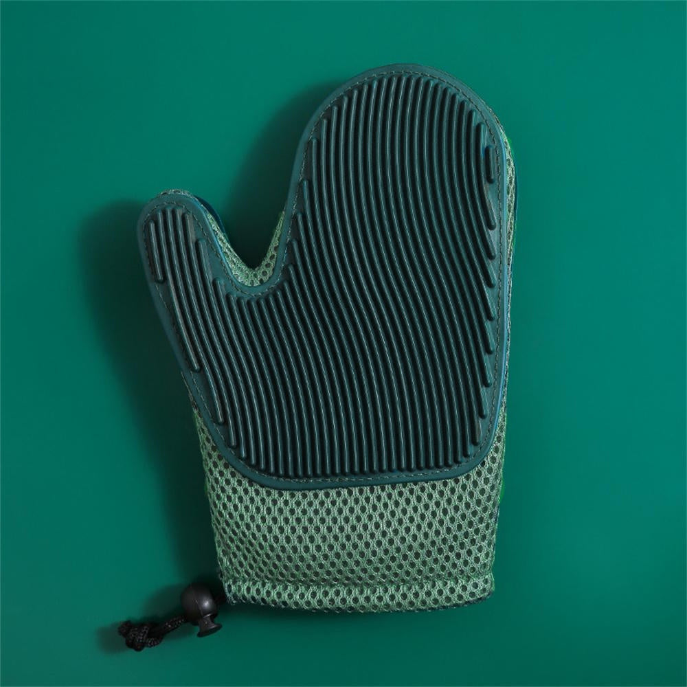 Pet Grooming Glove for Loose Fur and Bathing, image 5