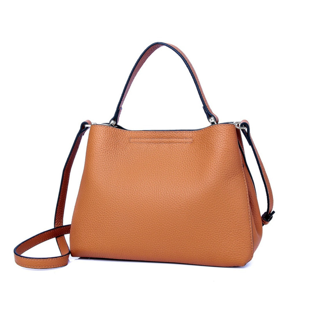 Women’s Genuine Leather Tote & Crossbody Handbag
