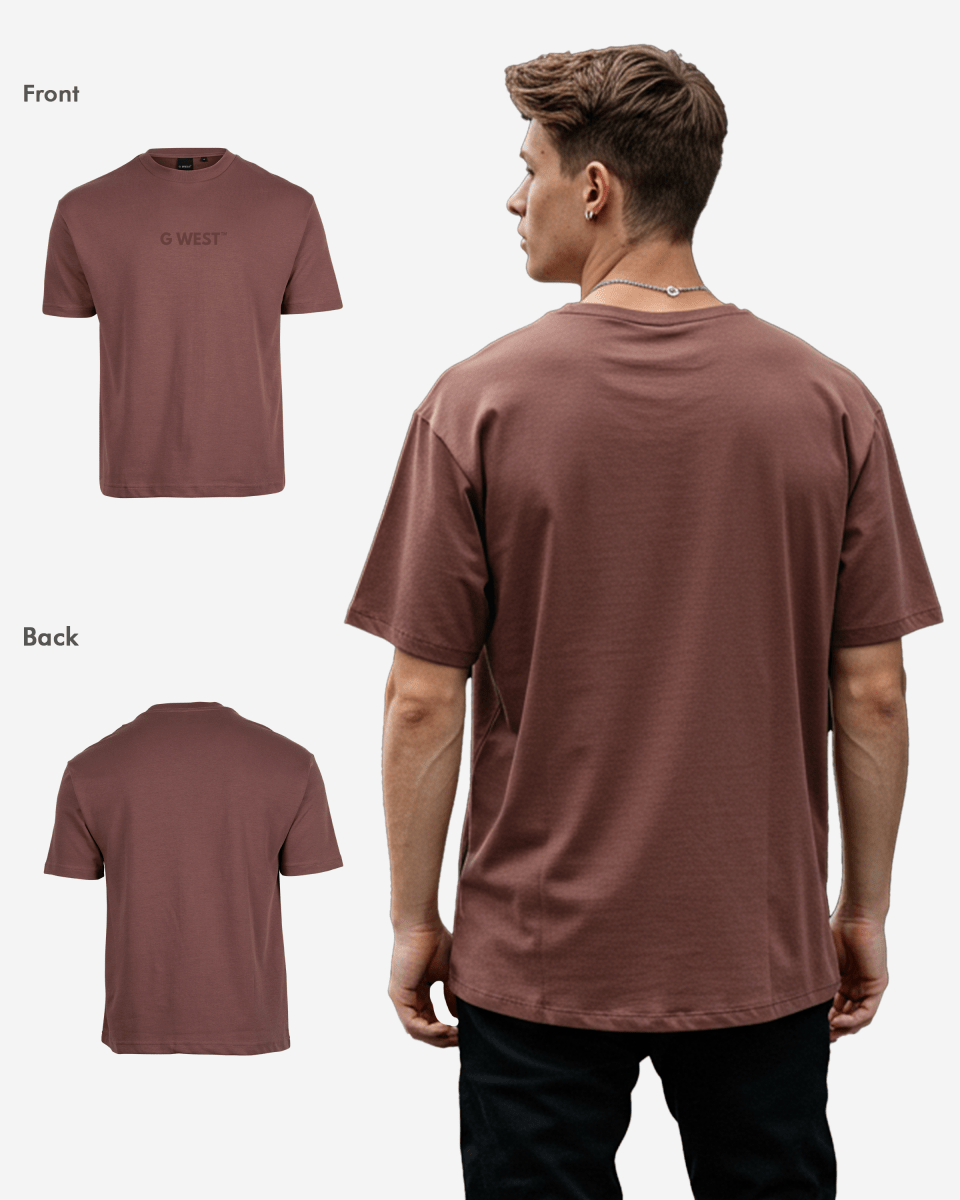 G West Men’s Heavyweight Oversized Logo T-Shirt
