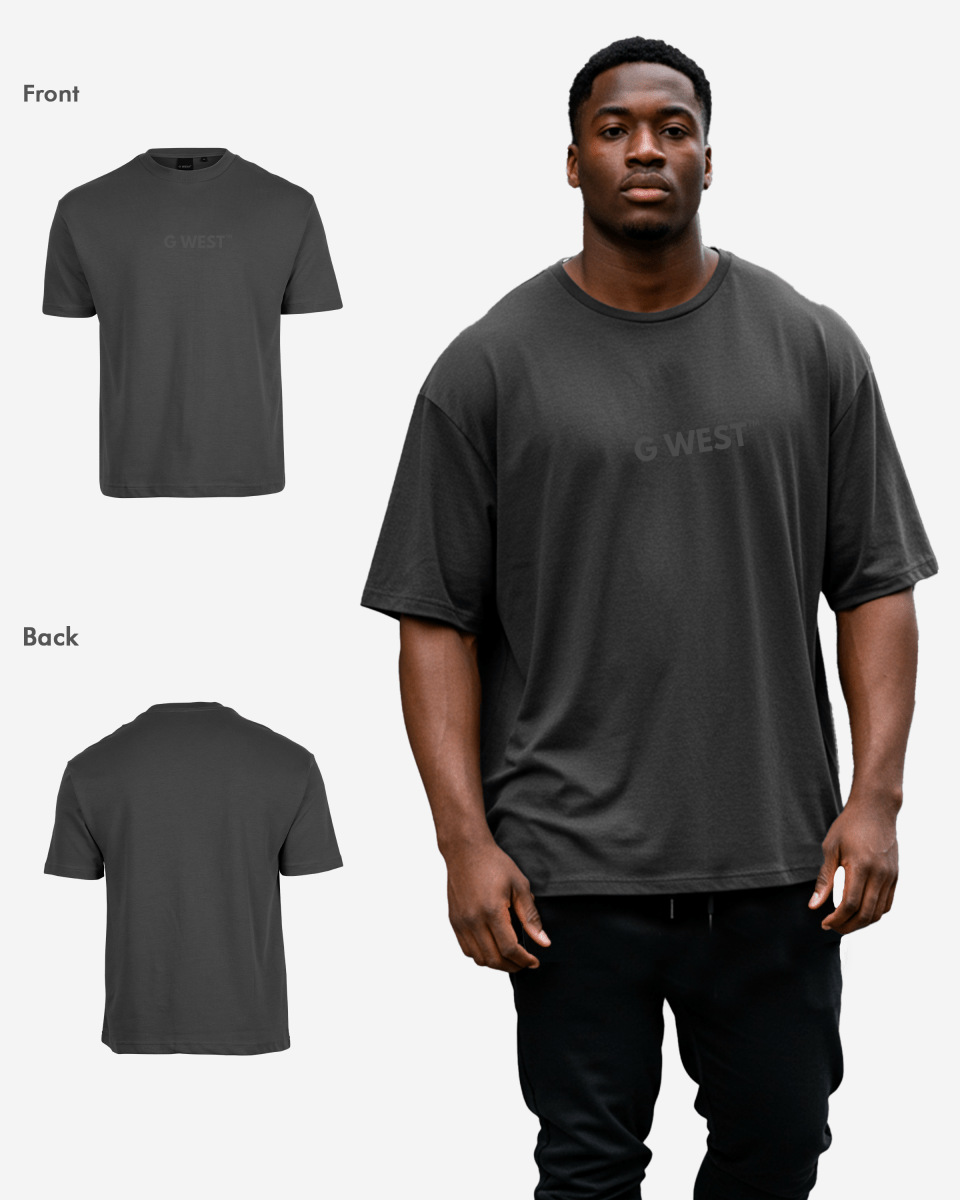 G West Men’s Heavyweight Oversized Logo T-Shirt