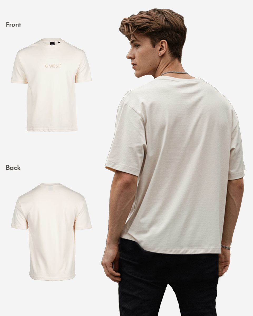 G West Men’s Heavyweight Oversized Logo T-Shirt