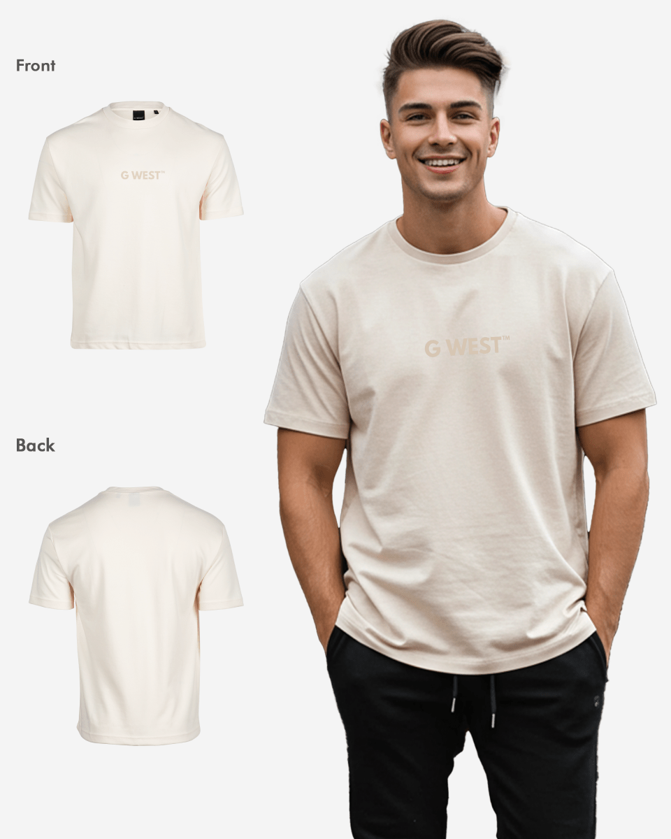 G West Men’s Heavyweight Oversized Logo T-Shirt