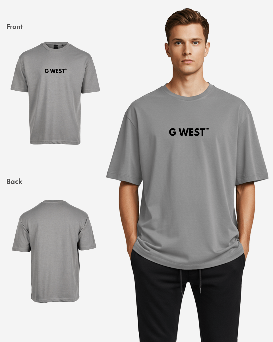 G West Men’s Heavyweight Oversized Logo T-Shirt