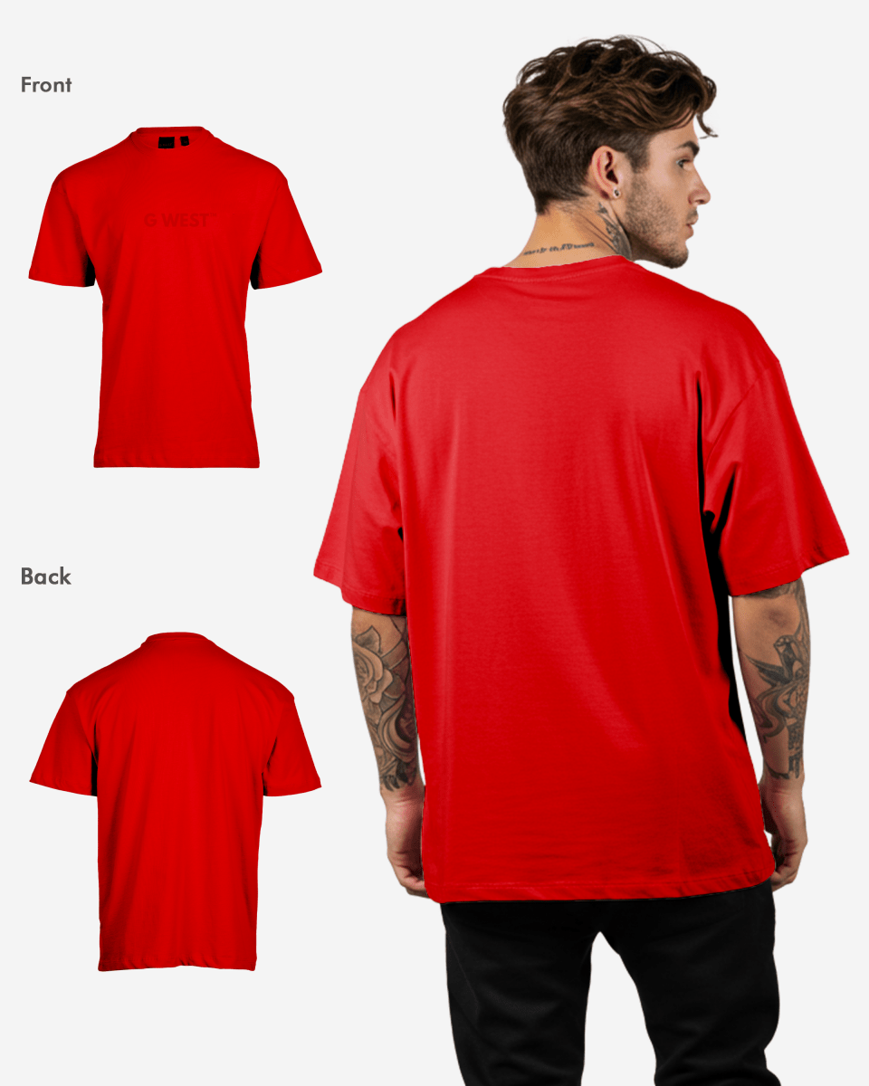 G West Men’s Heavyweight Oversized Logo T-Shirt