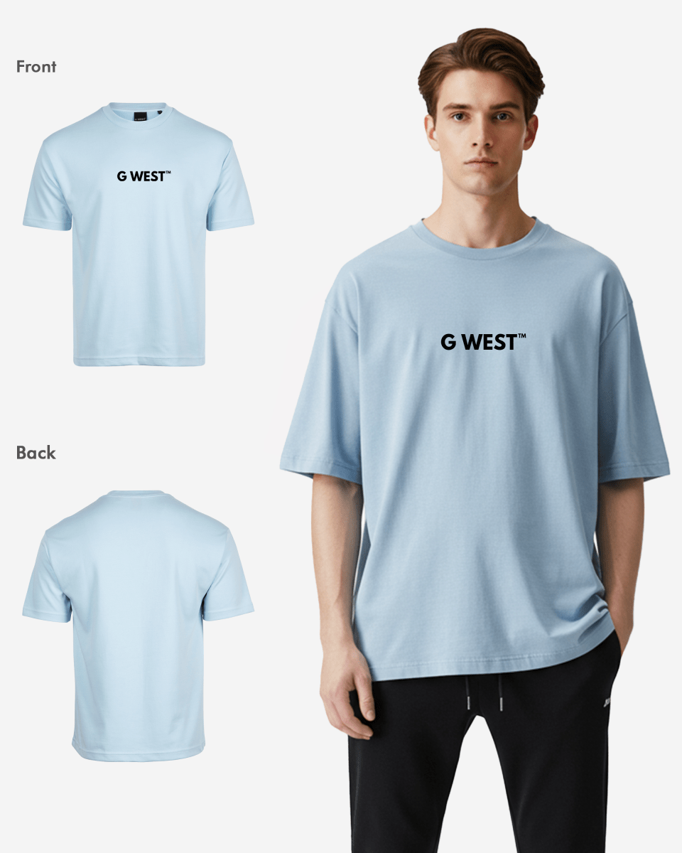 G West Men’s Heavyweight Oversized Logo T-Shirt