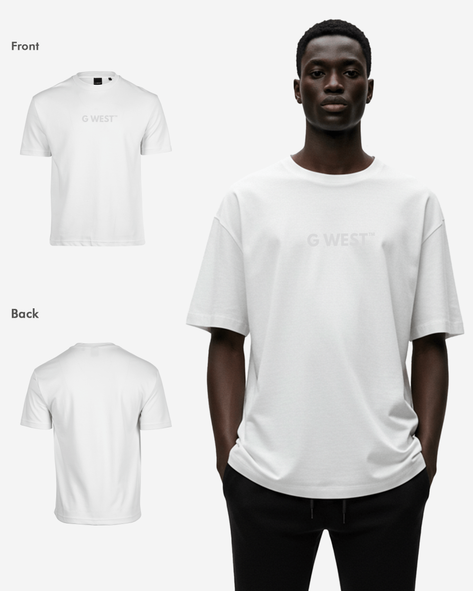 G West Men’s Heavyweight Oversized Logo T-Shirt
