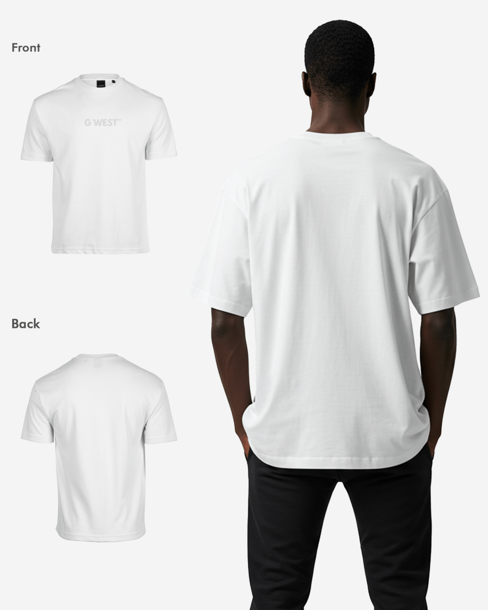 G West Men’s Heavyweight Oversized Logo T-Shirt